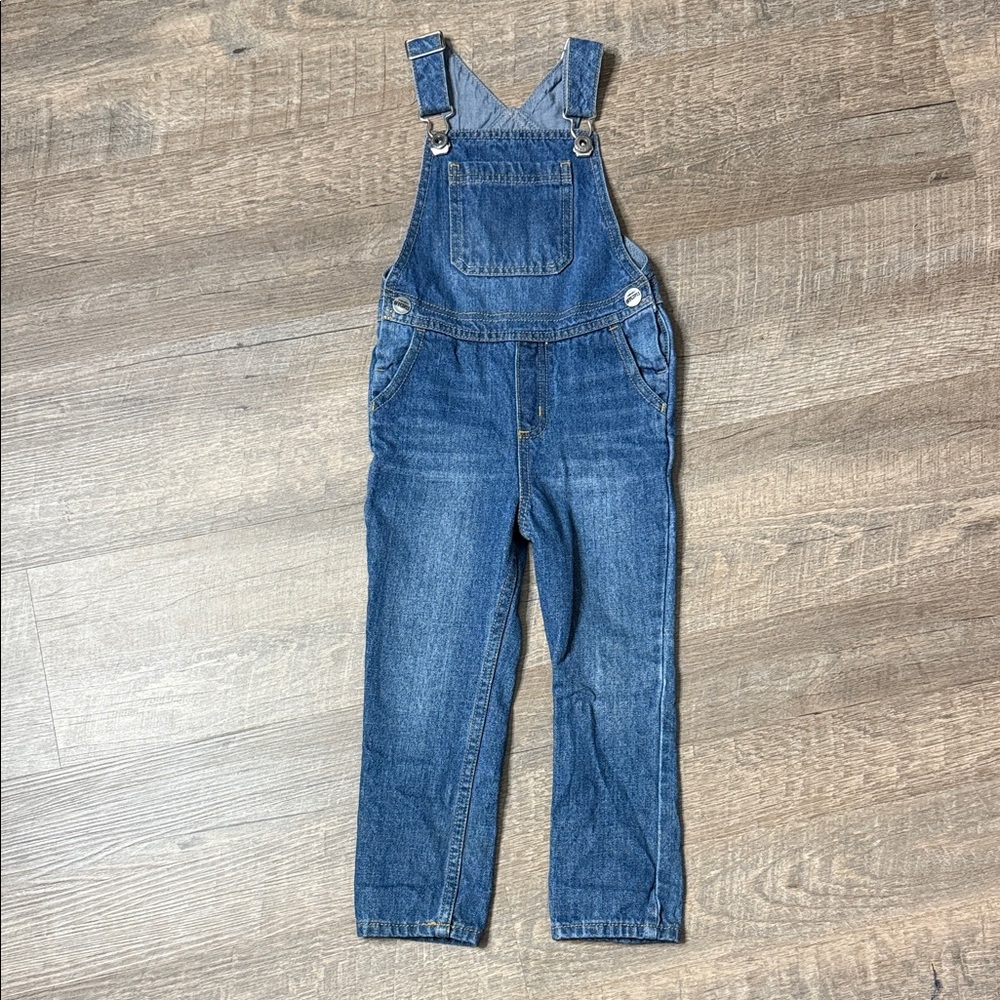 Classic Blue Denim Kids Overalls